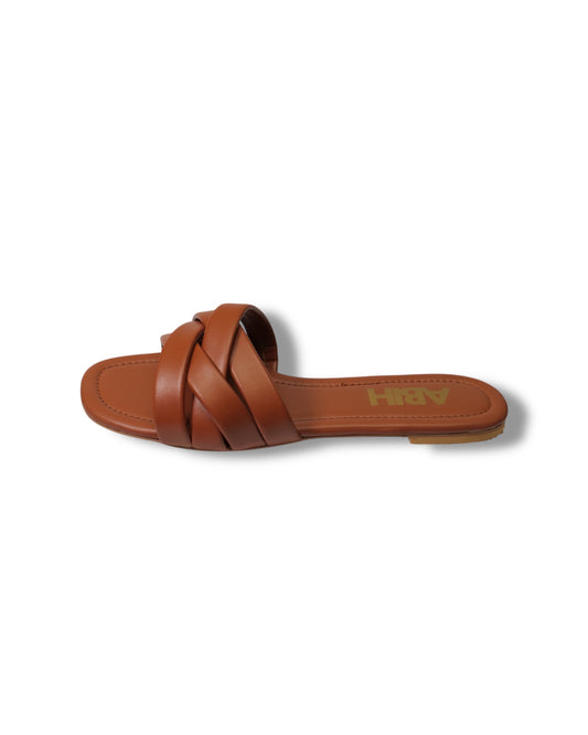 MUSTARD COMFY SLIDES